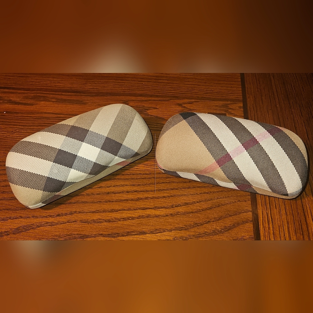 BURBERRY Glass Cases, lot of 2